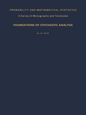 cover image of Foundations of Stochastic Analysis